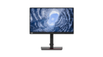 Vue latérale du moniteur professionnel 23.8 pouces Full HD avec pied ajustable