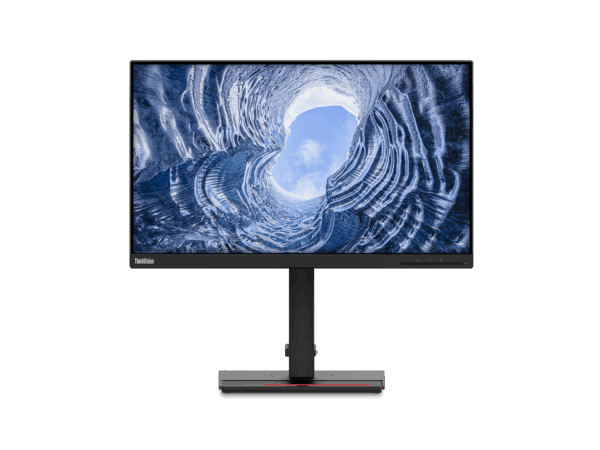 Vue frontale du moniteur 23.8 pouces avec dalle IPS et cadre ultra-