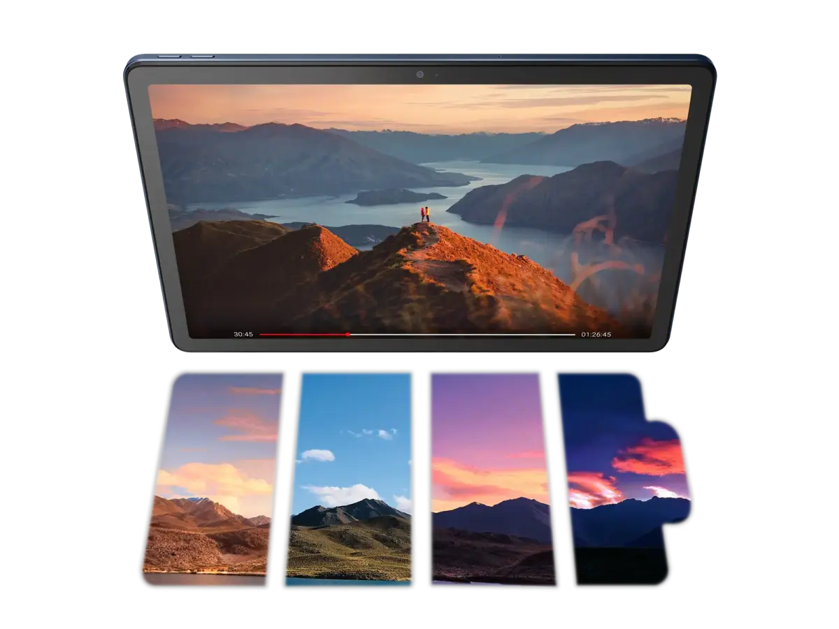 Fonction multitâche et affichage divisé sur tablette Lenovo Android 13