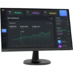 alt="Moniteur Lenovo ThinkVision C24-40 – Vue de face avec écran allumé, pied rond et dalle VA de 23,8 pouces"