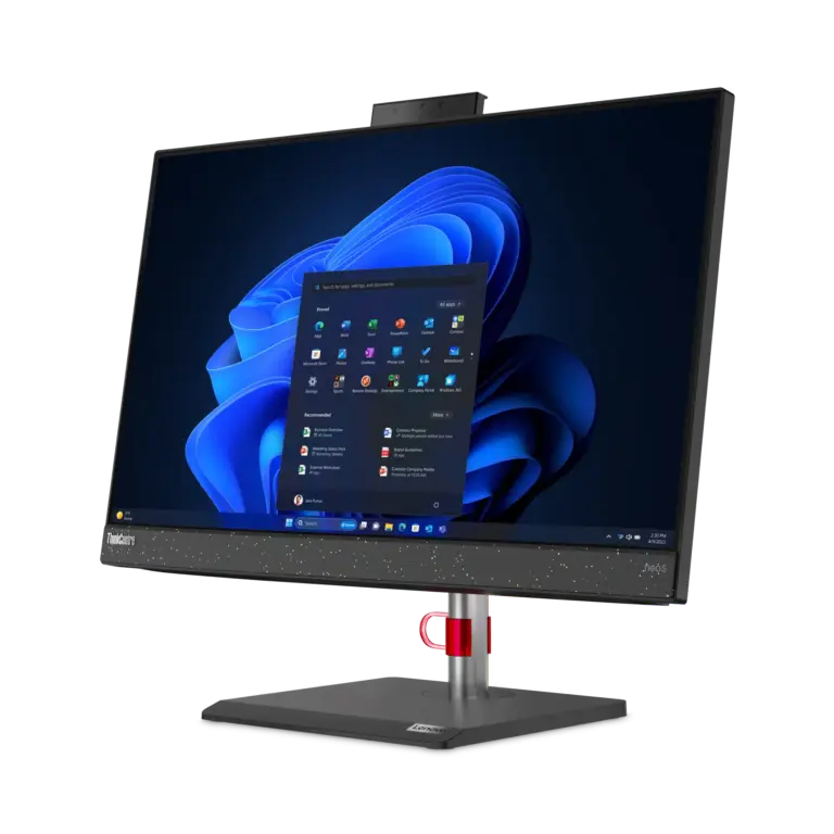 Ordinateur tout-en-un Lenovo ThinkCentre neo 50a Gen 4 vu de face