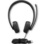 Casque USB-A Lenovo avec micro ajustable : un compagnon fiable pour vos journées de travail. Confortable, discret et compatible avec vos outils pro.